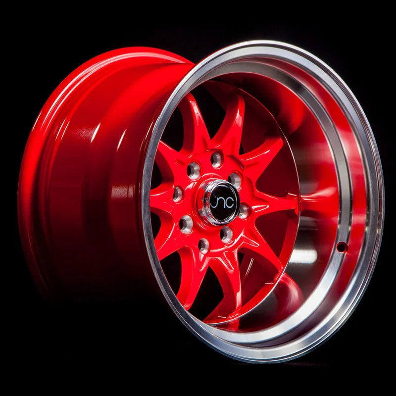 JNC JNC003 Red Wheel With Machined Lip