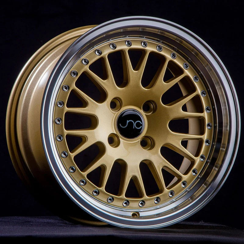 JNC JNC001 Gold Machined Lip Wheel