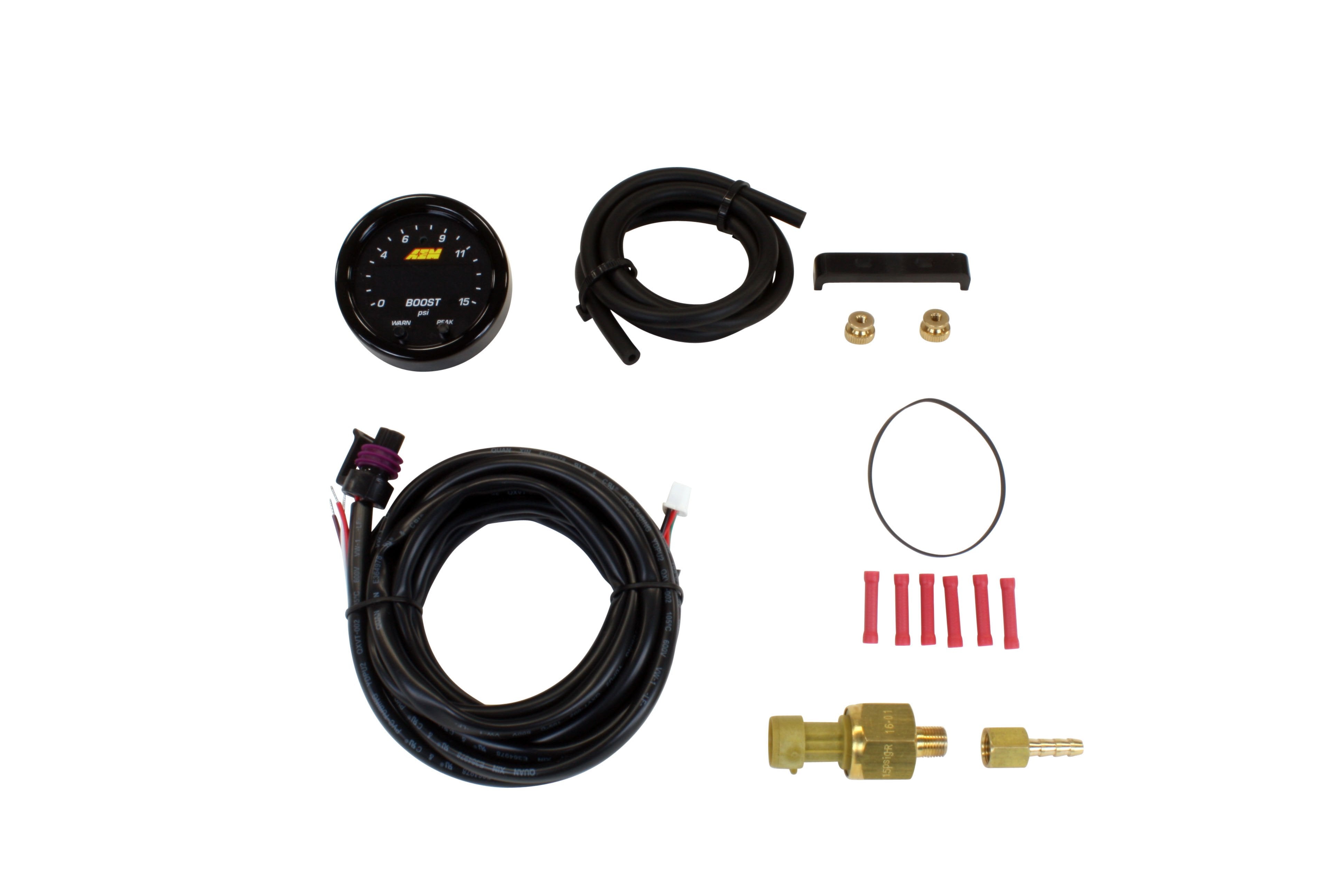 AEM X-Series 0-15 PSI Boost/Fuel Pressure Gauge Kit