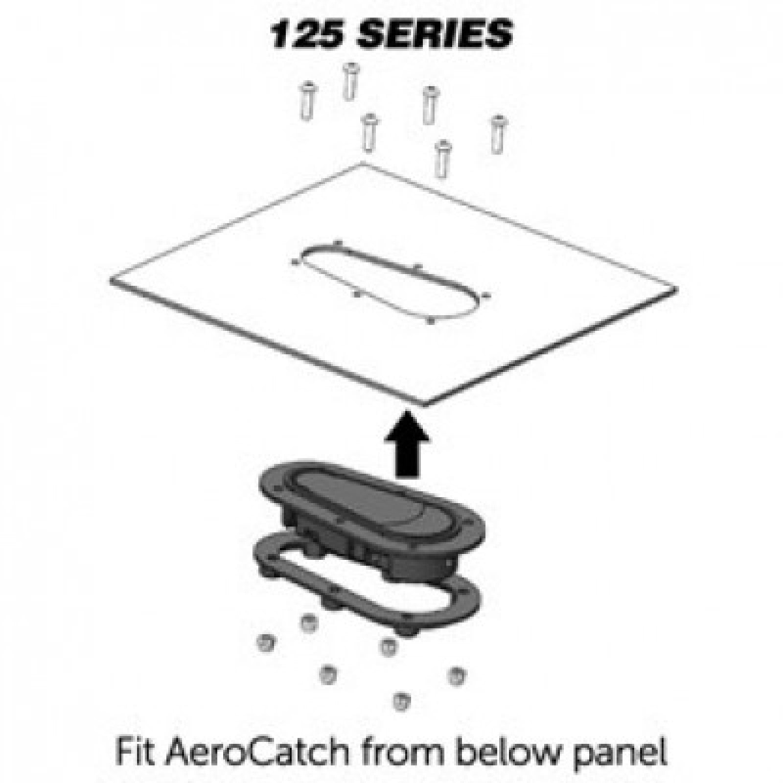 AeroCatch Below Panel Xtreme Series Locking Hood Pins