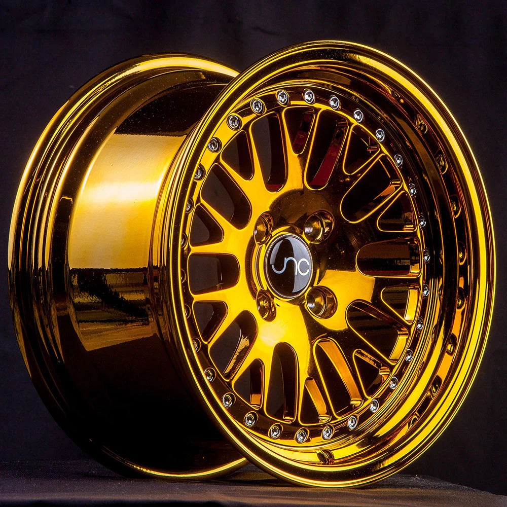 JNC JNC001 Gold Chrome Wheel