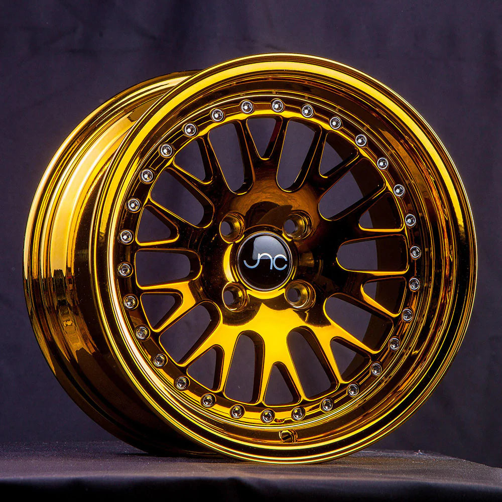 JNC JNC001 Gold Chrome Wheel