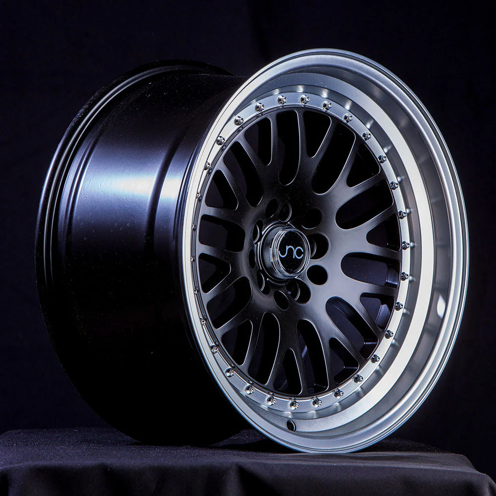 JNC JNC001 Black Machined Lip Wheel