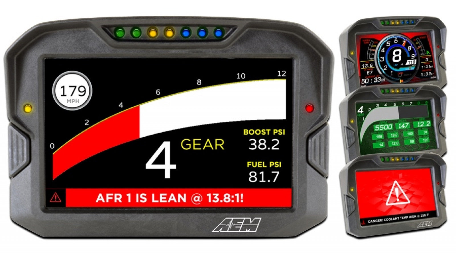 AEM Non-Logging/Non-GPS CD-7 Carbon Digital Racing Dash