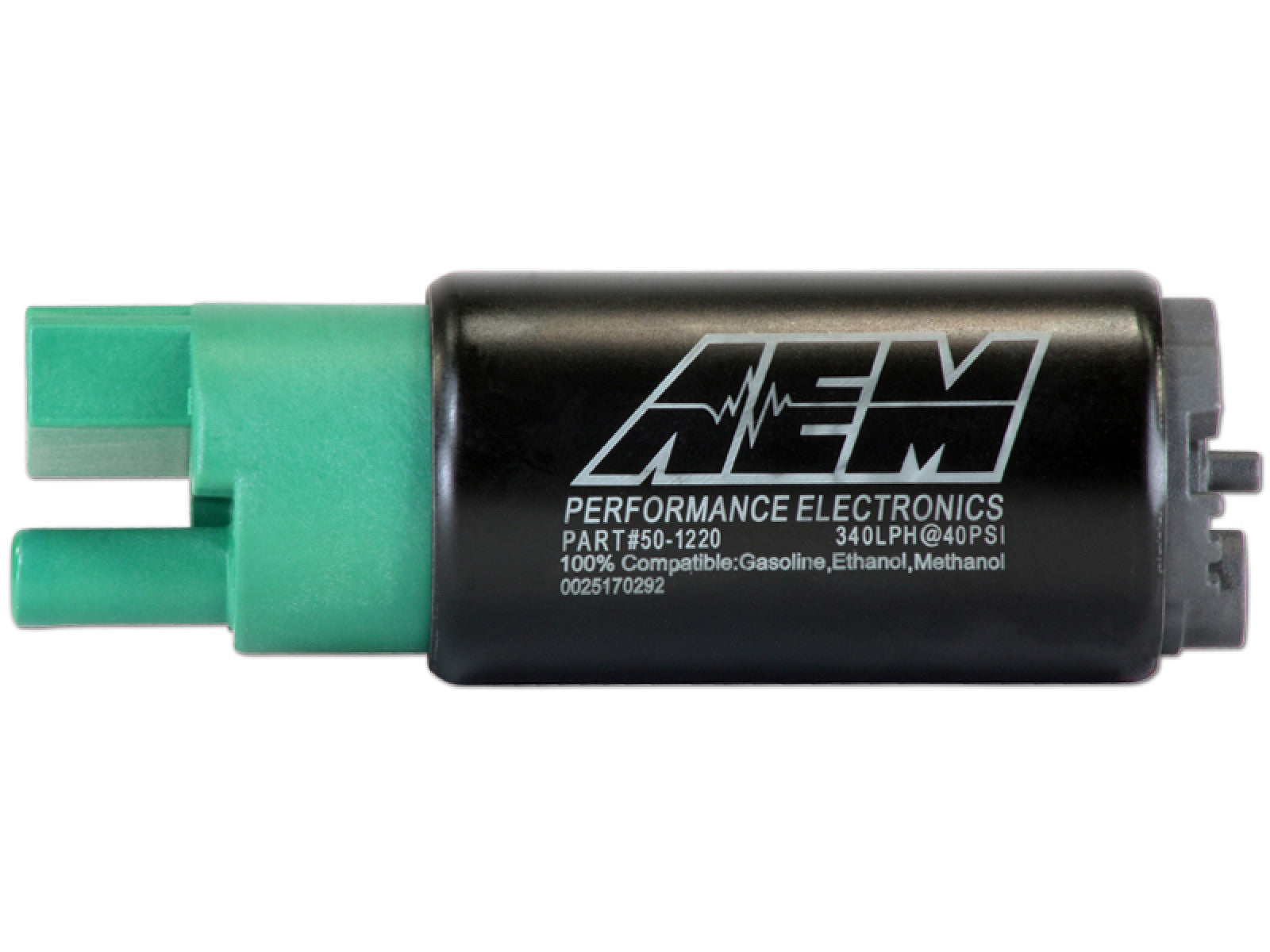 AEM 340LPH High Flow Fuel Pump - Inline Inlet (E85 Compatible)