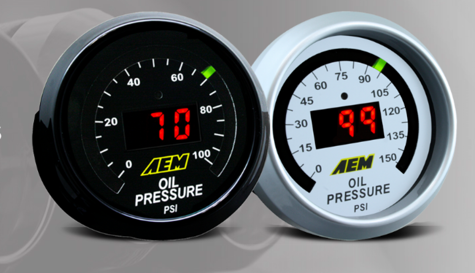 AEM 0-100 PSI Oil/Fuel Pressure Gauge