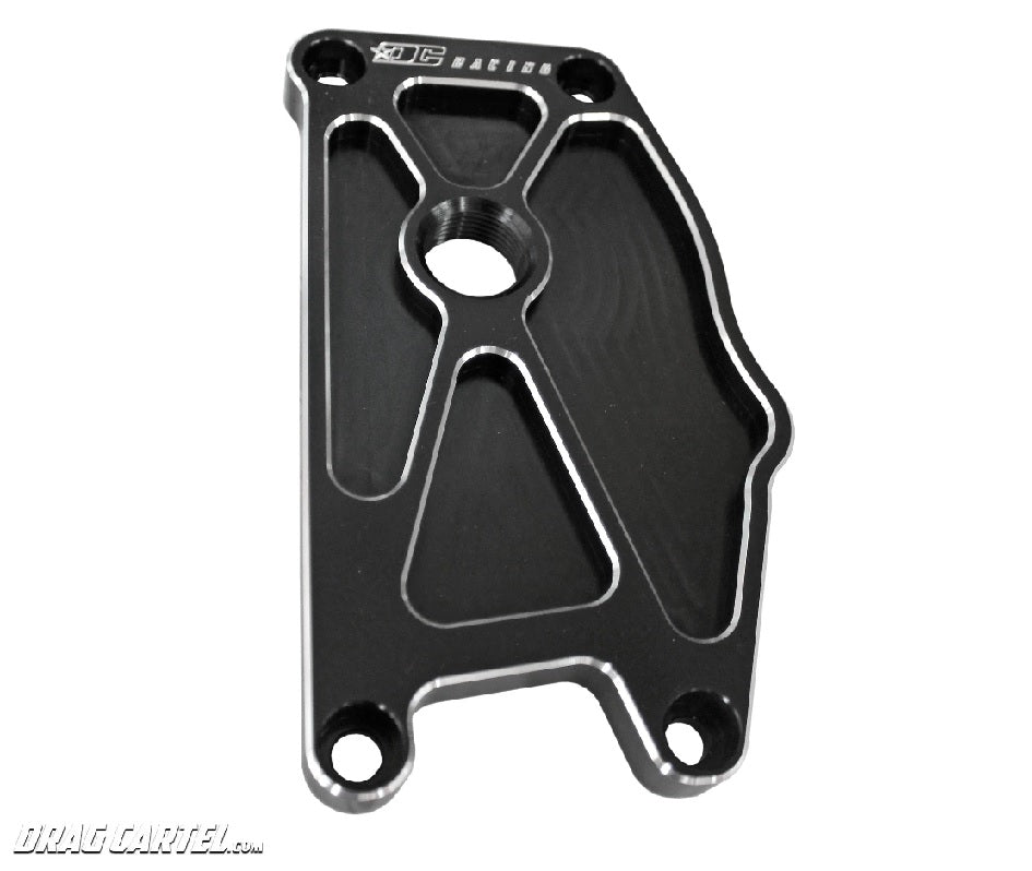 Drag Cartel Water Pump Block Off Plate - No Breather Port